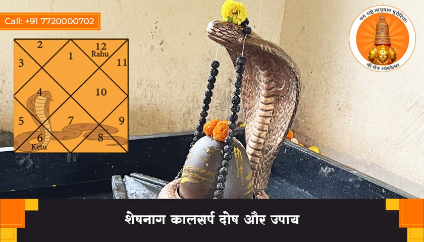 शेषनाग कालसर्प योग के असर, उपाय और निवारण